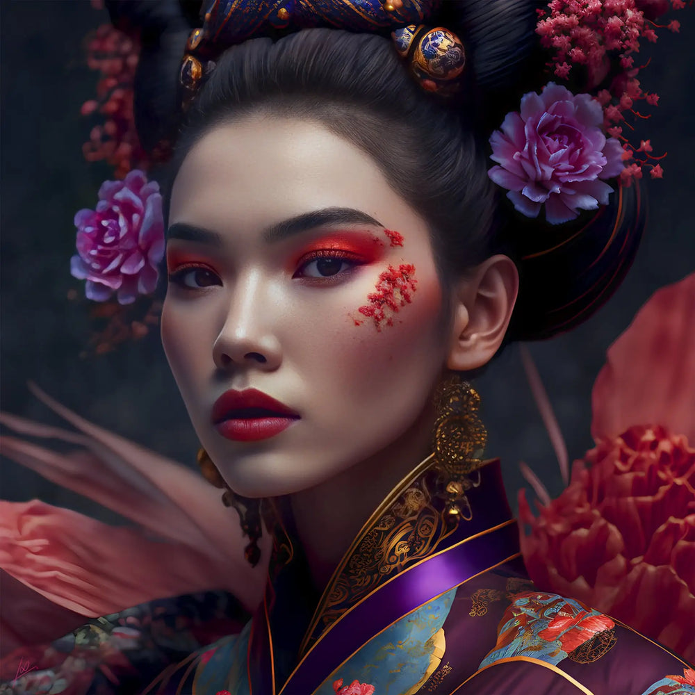Asian Beauty - 30X30 - Art Moderne
