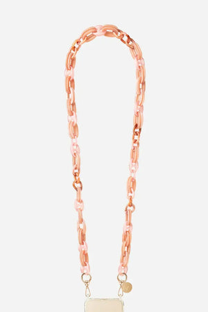 Chaine Longue Ambre Rose 120 cm - Chaîne Chaine Longue Ambre Rose 120 cm - Chaîne
