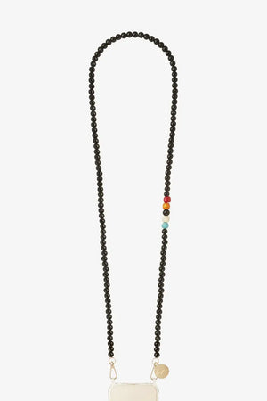 Chaine longue Carla noir 120 cm - Chaîne Chaine longue Carla noir 120 cm - Chaîne