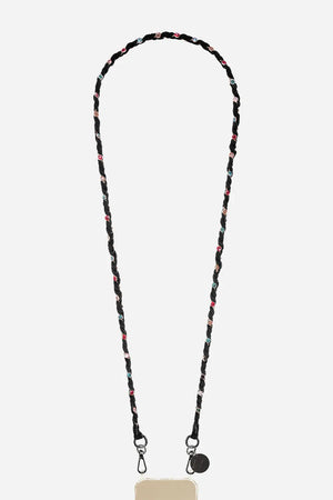 Chaine Longue Doha Noir 120 cm - Cordon Chaine Longue Doha Noir 120 cm - Cordon