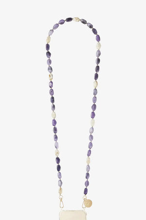 Chaine longue Polly violet 120 cm - Chaîne Chaine longue Polly violet 120 cm - Chaîne