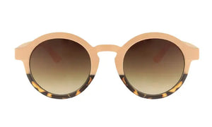 Lunette de soleil unisex amande et rose BEL51 Lunette de soleil unisex amande et rose BEL51