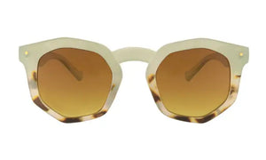 Lunettes de soleil hexagonales bleu AUD93 - LUNETTE Lunettes de soleil hexagonales bleu AUD93 - LUNETTE