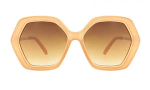 Lunettes de soleil hexagonales surdimensionnées rose IMA5 - LUNETTE Lunettes de soleil hexagonales surdimensionnées rose IMA5 - LUNETTE