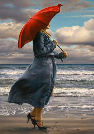 Red Umbrella - 40x57 - Figure et nu Red Umbrella - 40x57 - Figure et nu