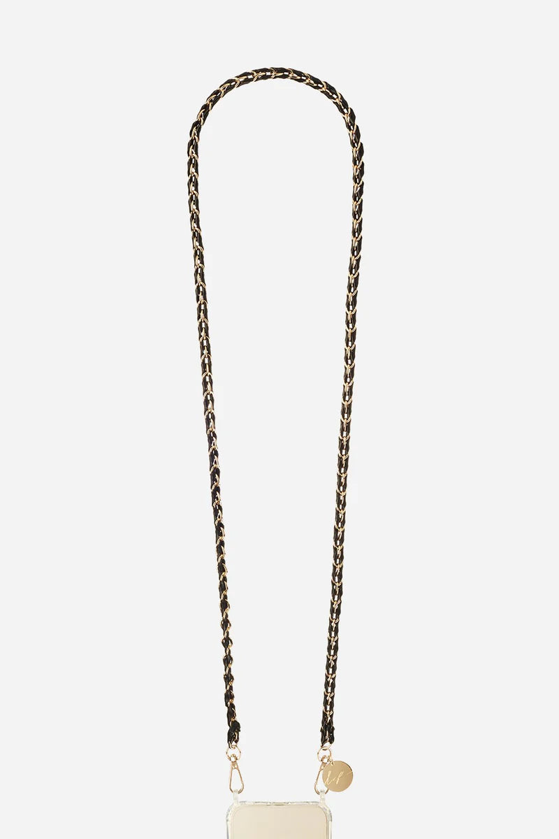 Lou black long chain 120 cm