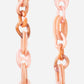 Long Chain Pink Amber 120 cm