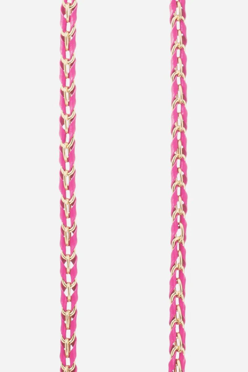 Lou Fucshia Long Chain 120 cm