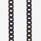 Long black Sarah chain 120 cm