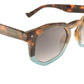 Lunettes de soleil hexagonales couleur turquoise AUD94