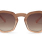 Brown Hexagonal Sunglasses AUD81