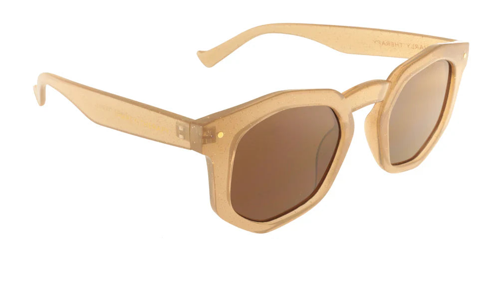 AUD82 Glitter Hexagon Sunglasses