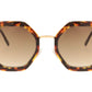 HAN11 Tortoiseshell Octagonal Sunglasses