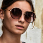 JAN11 Large Round Tortoiseshell Sunglasses