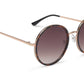 JAN11 Large Round Tortoiseshell Sunglasses