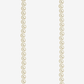 Lange witte Agathe ketting 120 cm