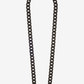 Long black Sarah chain 120 cm