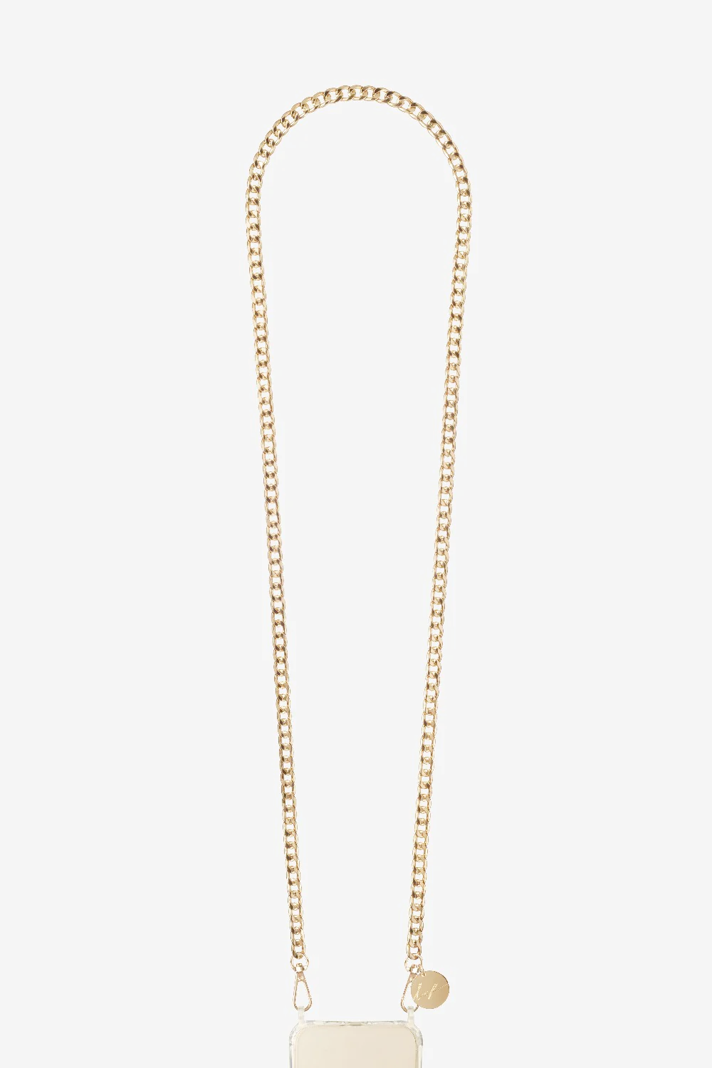 Lange gouden Sona ketting 120 cm