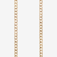 Long golden Sona chain 120 cm