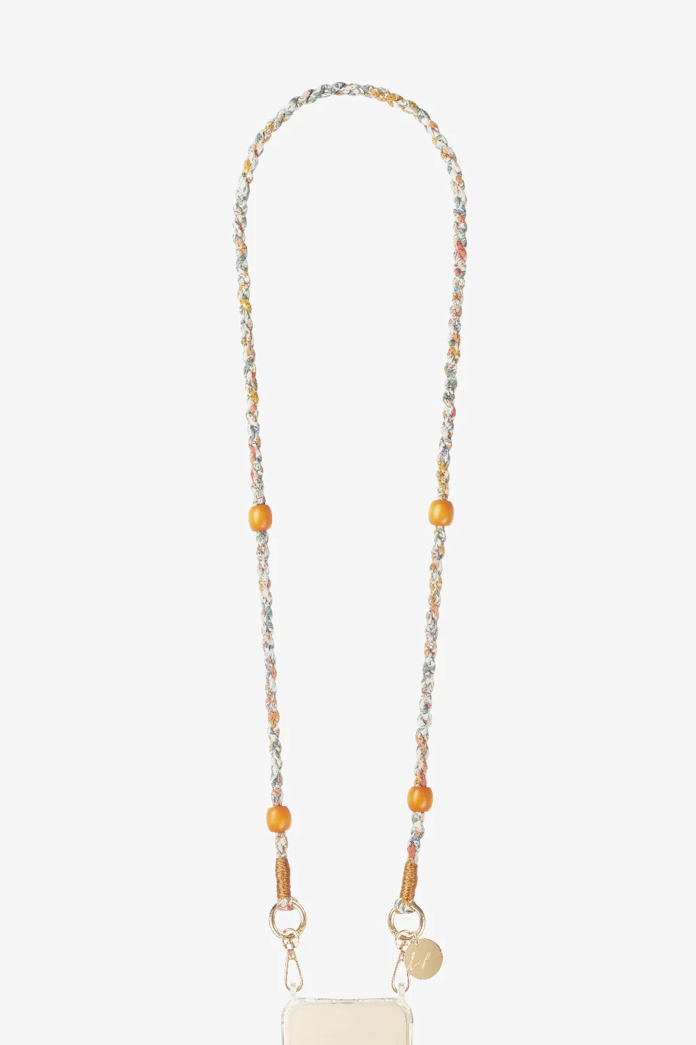 Elia long orange chain 120 cm