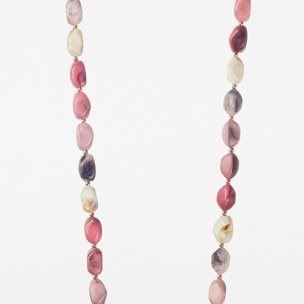 Long pink polly chain 120 cm