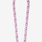 Chaine longue Gia violet 120 cm