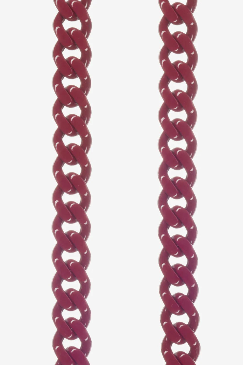 Gia bordeaux lange ketting 120 cm