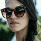 LOL11 Large Round Tortoiseshell Sunglasses