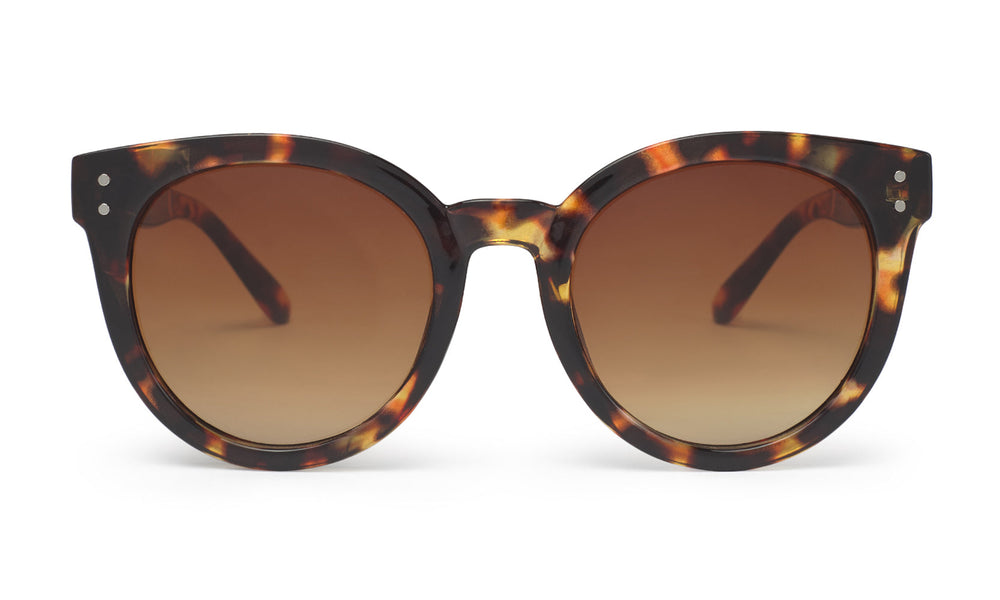 LOL11 Large Round Tortoiseshell Sunglasses