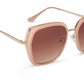 OLI5 Retro Pink Trendy Sunglasses