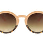 Unisex almond and pink sunglasses